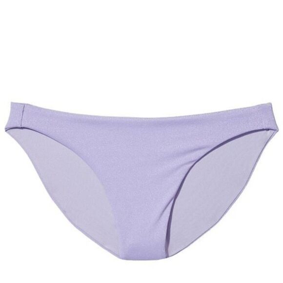 VICTORIA'S SECRET SWIM Essential Bikini Bottom Luxe Lavender Shimmer - Picture 1 of 5